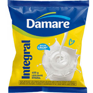 LEITE EM PO DAMARE 400G INTEGRAL